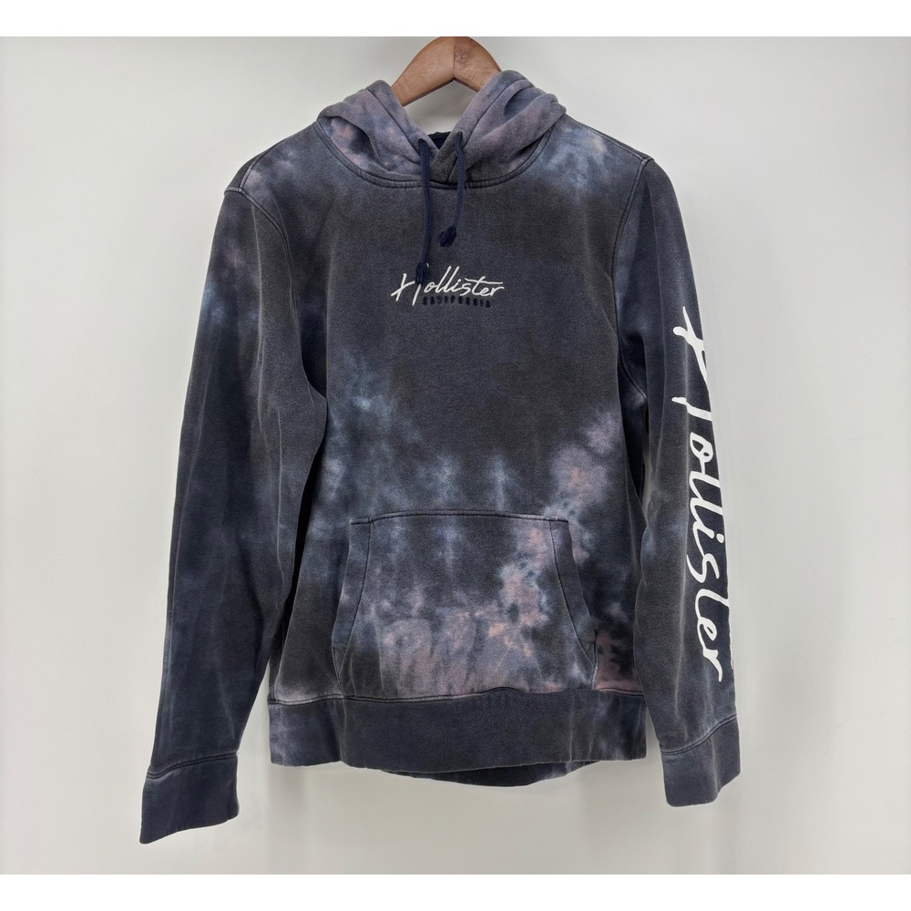 Hollister Tie Dye Hoodie Men's Medium Pullover Drawstring
